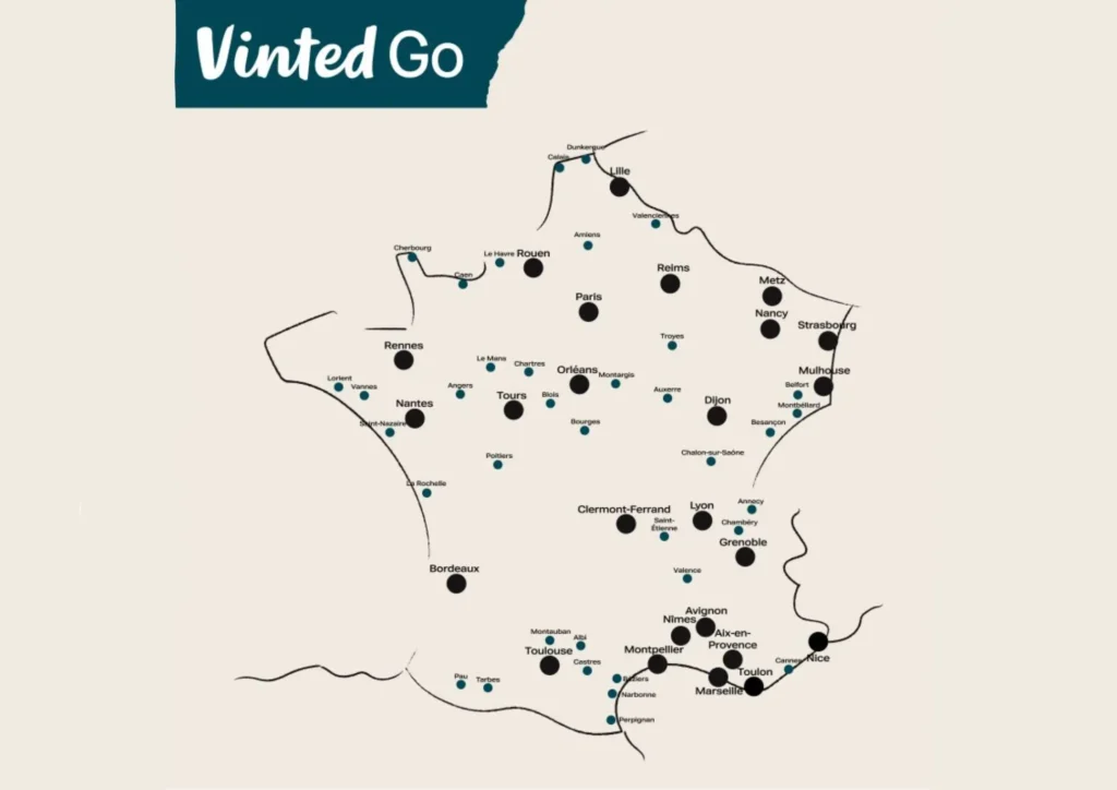 Illustration for the article: Member News | Vinted Go continues to expand throughout France