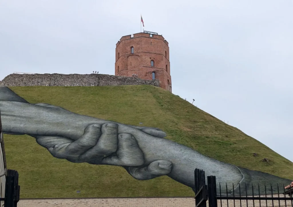 Illustration for the article: Member News | 200 people took part in the event on Gediminas Hill…