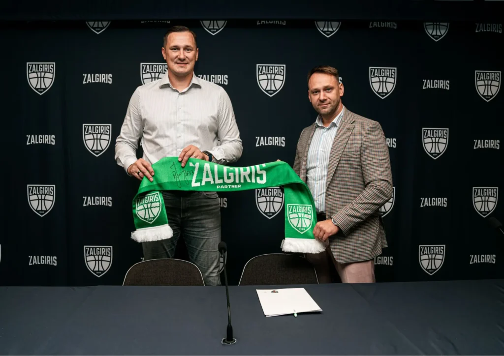 Illustration for the article: Member News | GBY Rent has signed a partnership with BC Zalgiris…