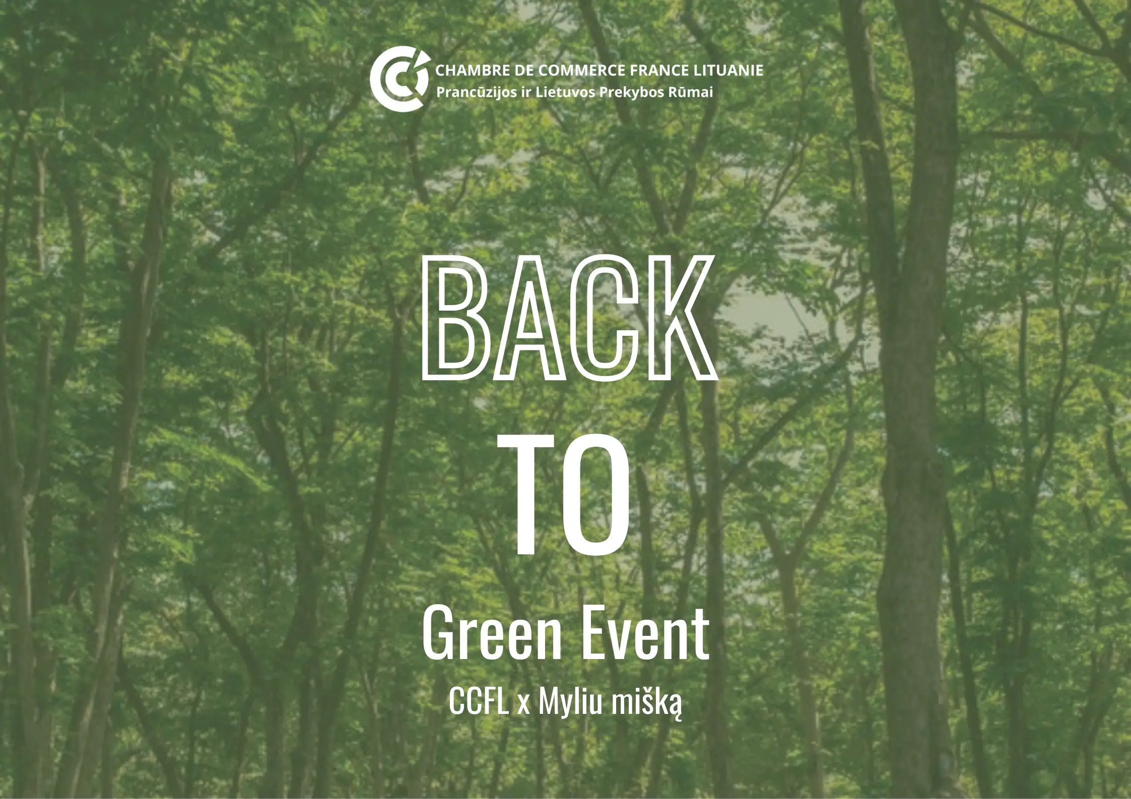 BACK TO | Green event