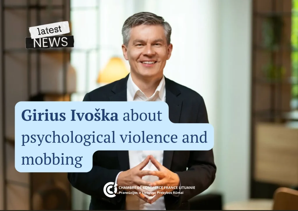 Illustration for the article: Member News | Girius Ivoška about psychological violence and mobbing