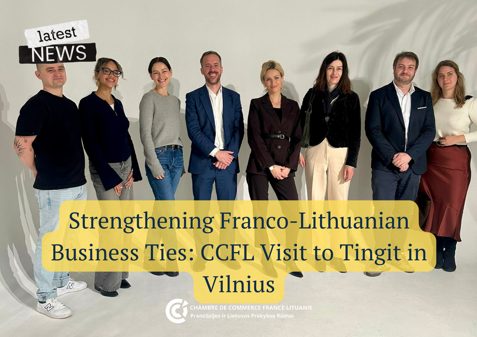 BACK TO | Strengthening Franco-Lithuanian Business Ties: CCFL Visit to Tingit in Vilnius