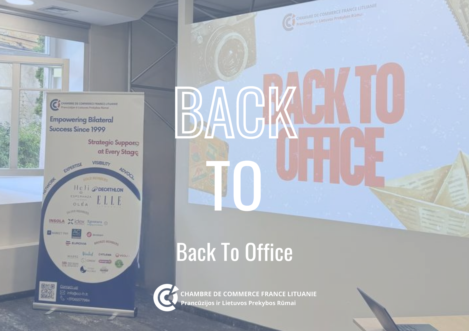 Visual for the report on the Back to Office event