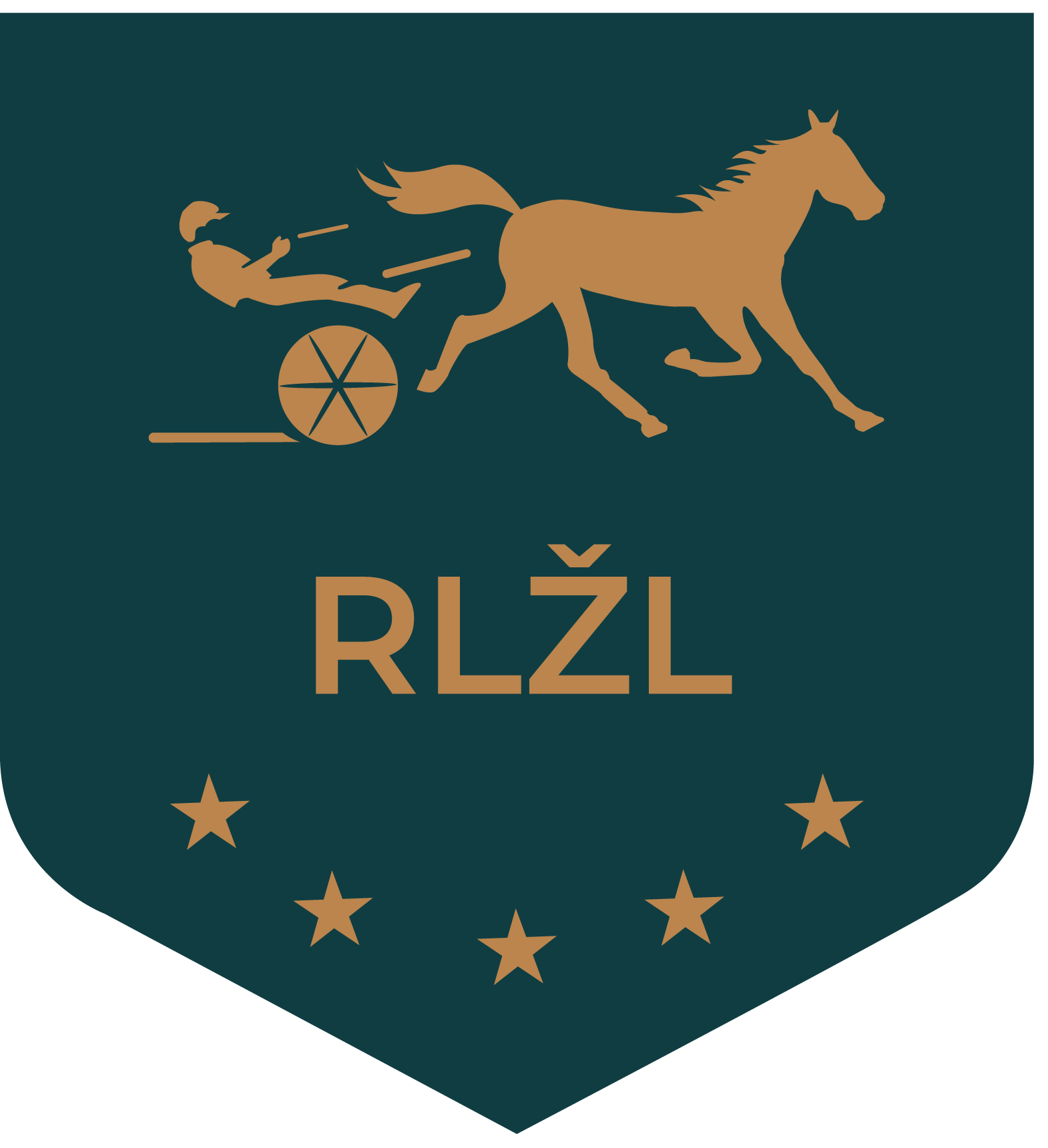 Respublikinė lenktyninių žirgų lyga logo