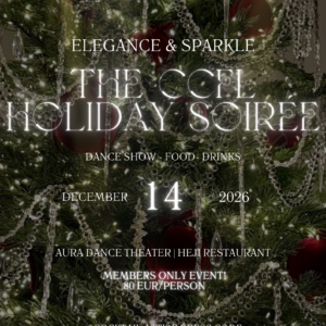 Poster for The CCFL Holiday Soirée, 14 December 2026